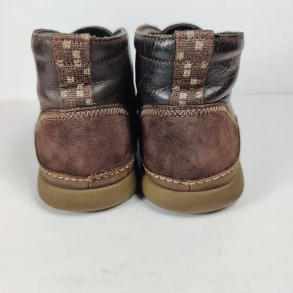 Chaco Montrose Men's Brown Java Leather Chukka Boots Lace Up Size 10.5
