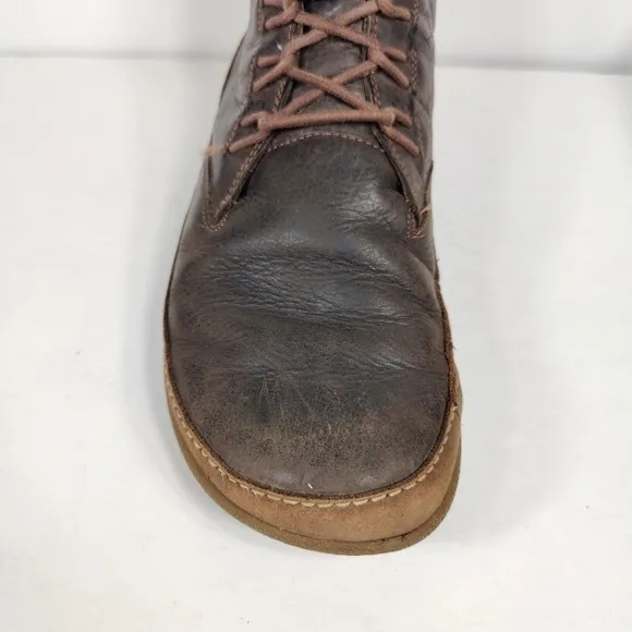 Chaco Montrose Men's Brown Java Leather Chukka Boots Lace Up Size 10.5