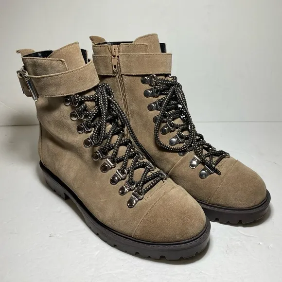 CHARLES DAVID Women's Low Heel Casual Riding Motor Boots Size 7.5