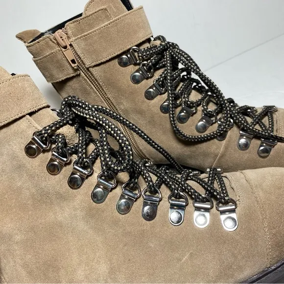CHARLES DAVID Women's Low Heel Casual Riding Motor Boots Size 7.5