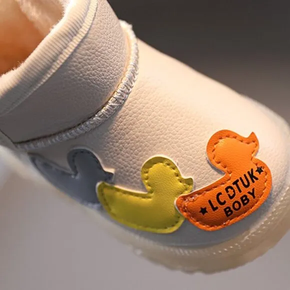 Children's Cartoons Snow Boots Girls Warm Boots Baby Cotton Sport Shoes 1-6Y