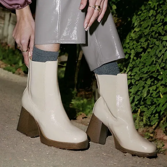 Circus NY Women’s Cream Stace High Boots (1425)