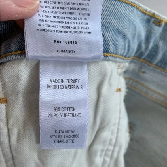 💚🔥Citizens of Humanity - Light Wash Charlotte Crop Jeans - 32