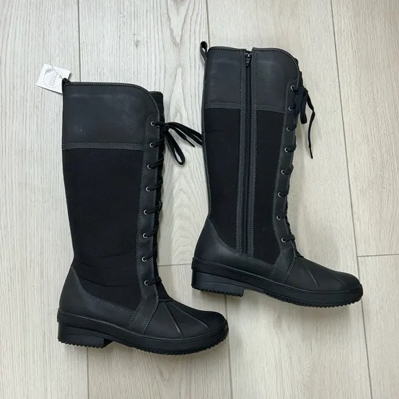 Clark’s Carina Pluma Black Fur Lined Snow Boots