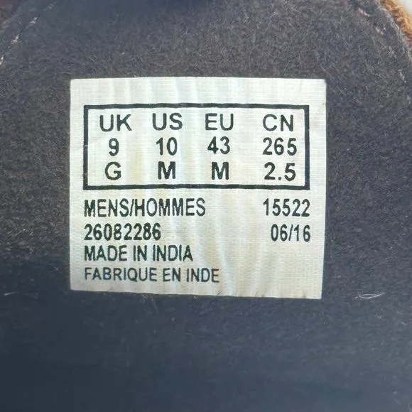 Clarks Men's Bushacre 2 Beeswax Leather Chukka Boots Brown Size 10M