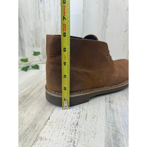 Clarks Men's Bushacre 2 Beeswax Leather Chukka Boots Brown Size 10M