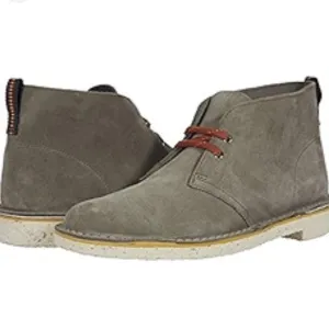 Clarks | Men’s | Bushacre 3 | chukka | olive | suede | lace up | 9 1/2 M | boots