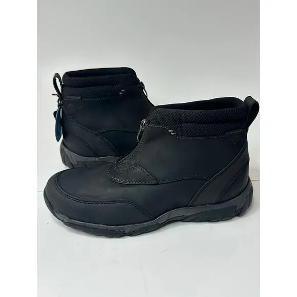 Clarks Men's Collection Grove Zip II Boots Black Size 7M NWT