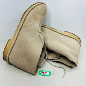 Clarks Originals Chukka Mens 12 Tan Suede Leather Boots **Needs Insoles**