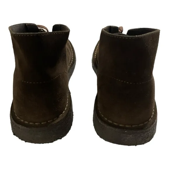 CLARKS ~ Originals Desert Boot Brown Suede Chukkas  Crepe Sole size US 9 M