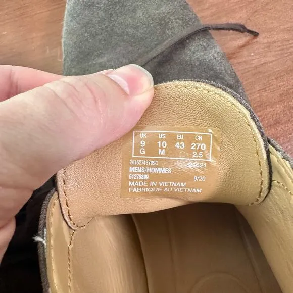 Clarks Originals Men's  US 10 10M EU 43 Brown Suede Leather Lace Up Chukka Boots