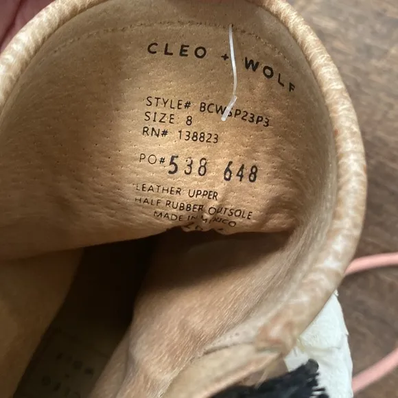 CLOE WOLF BLAINE BROWN LEATHER ROUND TOE PULL ON BOOTS SZ 8