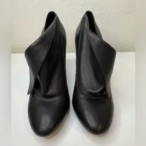 Coach Alexandra Soft Leather Black Ankle Boots, Size 5.5