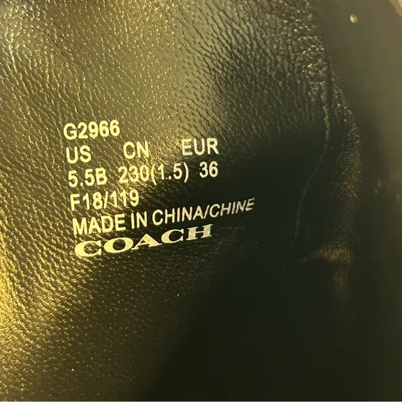 Coach Juliet Ankle Black Suede Leather Velvet Booties Flower Heel Size 5.5