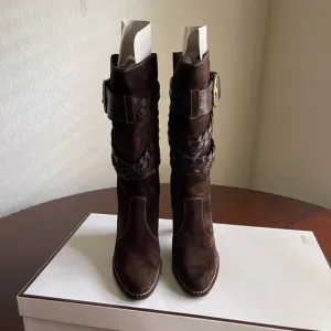 COACH RANDIE SUEDE /VAC BOOTS.