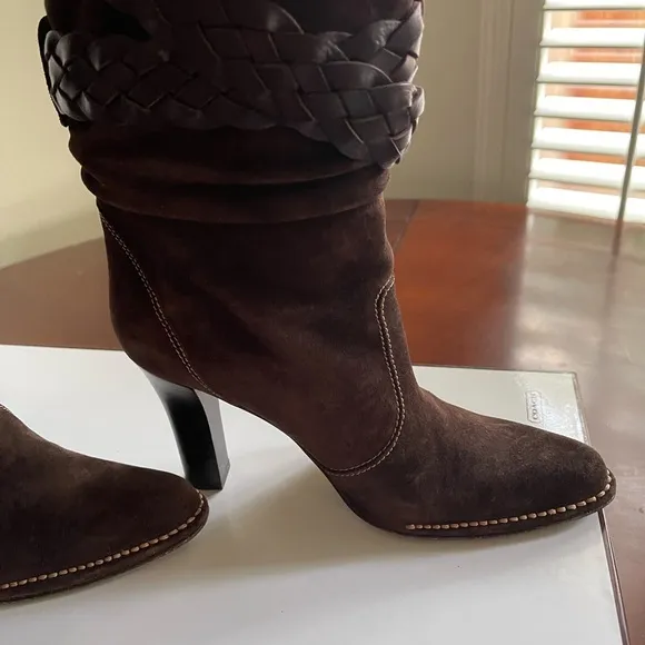 COACH RANDIE SUEDE /VAC BOOTS.