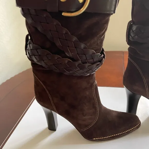 COACH RANDIE SUEDE /VAC BOOTS.