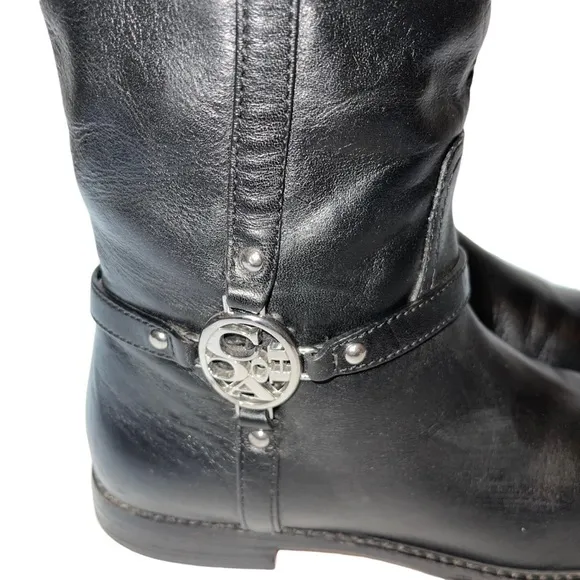 Coach Woman Leather Boots Size 6