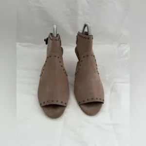 Coach Marbella  suede boots  with metal studs size 8 like new.