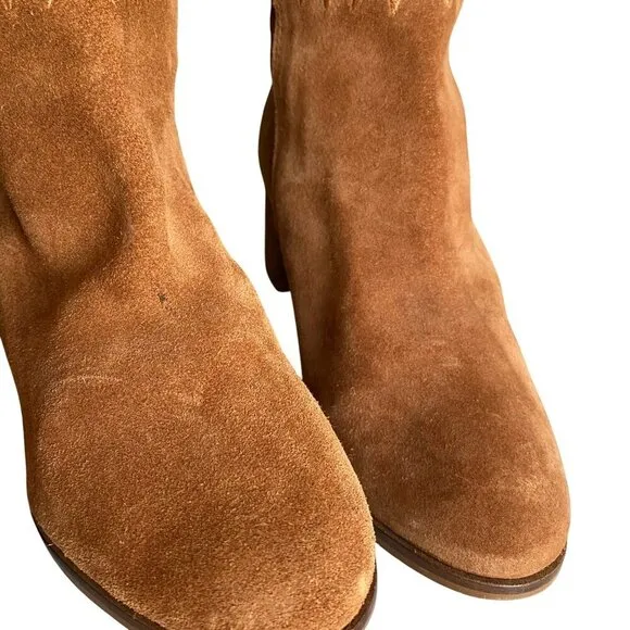Coconuts‎ by Matisse Moon Tan Over the Knee Suede Boots 7M Boho Artsy Leather