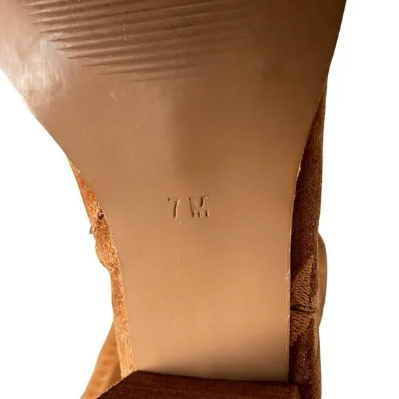 Coconuts‎ by Matisse Moon Tan Over the Knee Suede Boots 7M Boho Artsy Leather