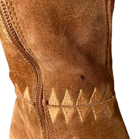 Coconuts‎ by Matisse Moon Tan Over the Knee Suede Boots 7M Boho Artsy Leather