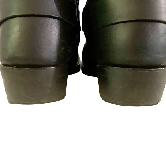 Cody James Mens Biker Harness Riding Work Leather Boots #CJ9995Z 10 M Black