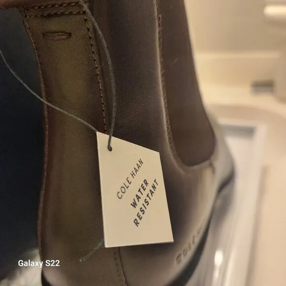 Cole Haan &quot;Hawthrone&quot; Chelsea Boots. Dark Chocolate. NIB. Size 12