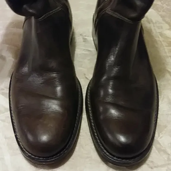 Cole Haan Biker Brown Leather Boots