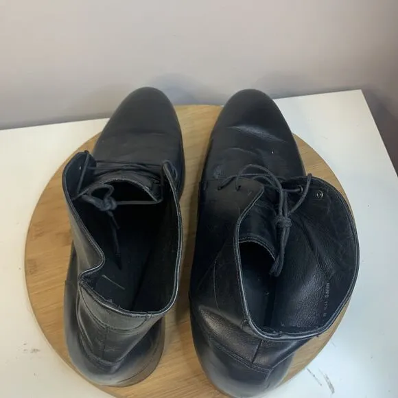 Cole Haan Grand OS Mens Size 11.5 M Boots Waterproof Black Leather Ankle C24498