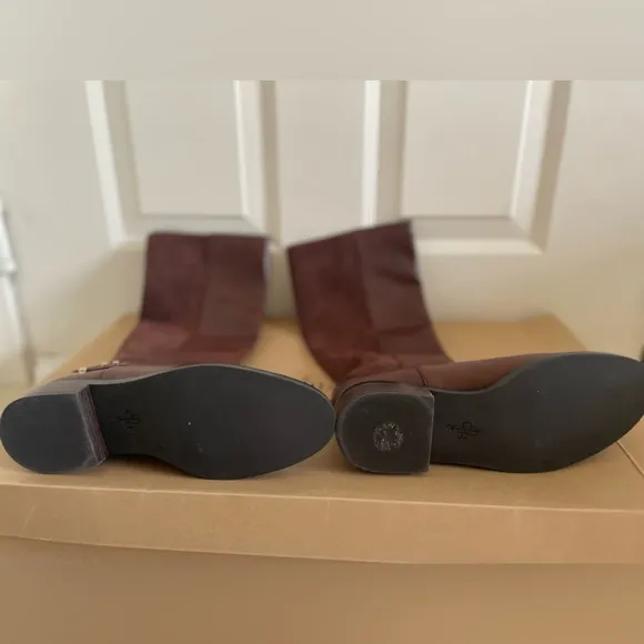 Cole Haan Leather/ Suede Riding boots, new with box