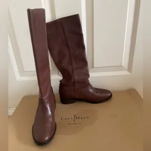 Cole Haan Leather/ Suede Riding boots, new with box
