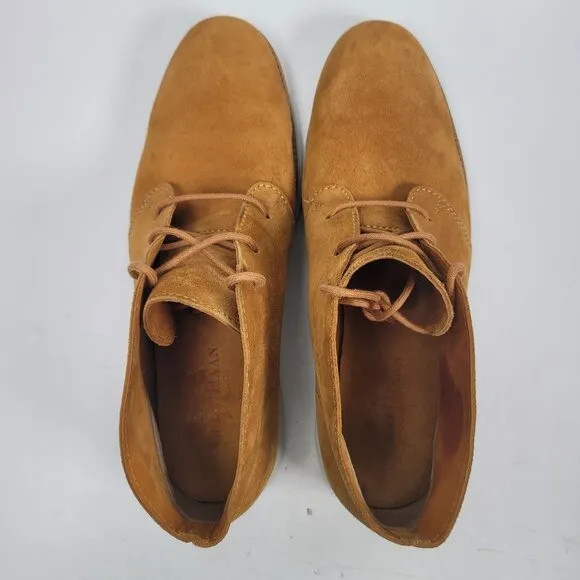 Cole Haan Lunargrand Men's Brown Suede Chukka Lace Up Boots 10.5M