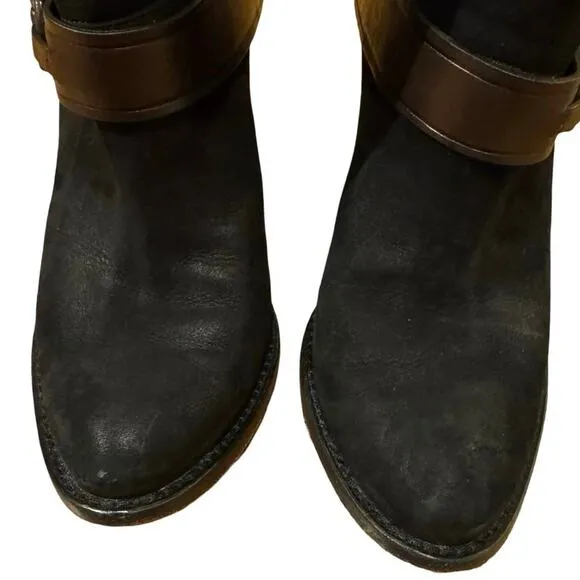 Cole Haan Nike Air D32419 Size 8 Women’s Tall Knee High Black Suede Boots riding