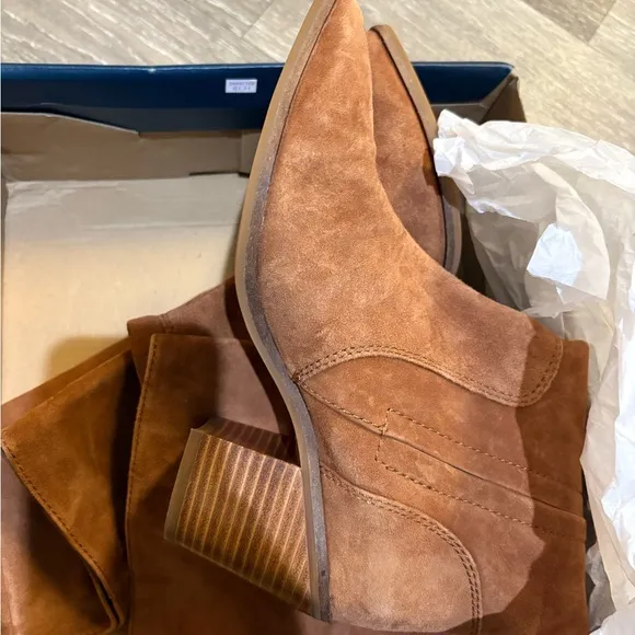 Cole Haan Tan Over the Knee Boots Suede