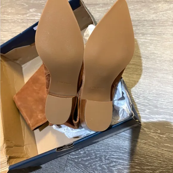 Cole Haan Tan Over the Knee Boots Suede