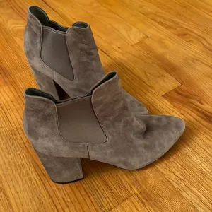 Cole Haan tan suede boots size 9 1/2. Worn once