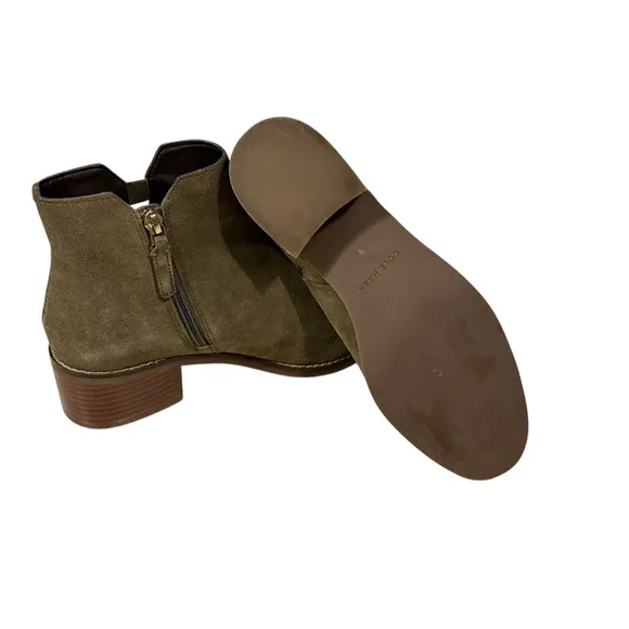Cole Haan Women’s Haidyn Boots Dark Olive Suede Size 6B​