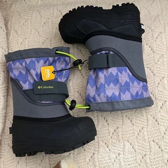 Columbia kids winter waterproof thermal boots with removable insulation 7