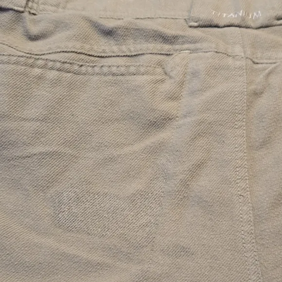 Columbia Mens Tan Heavy Hiking Work Pants w/ Zip Shorts Size 38x32 A4