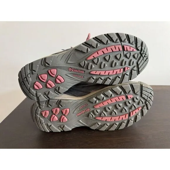 COLUMBIA Newton Ridge Plus Hiking Boots Women's Size US 9.5 Canyon Rose Shoes