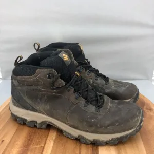 Columbia Newton Ridge Plus Waterproof Hiking Boots Mens 13 Wide Brown Leather‎