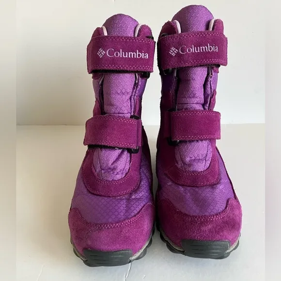 Columbia Parkers Peak Velcro Youth Purple Trekkinn Snow winter boots 5Y / 6W