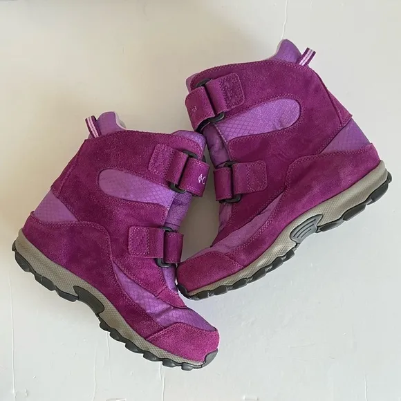 Columbia Parkers Peak Velcro Youth Purple Trekkinn Snow winter boots 5Y / 6W