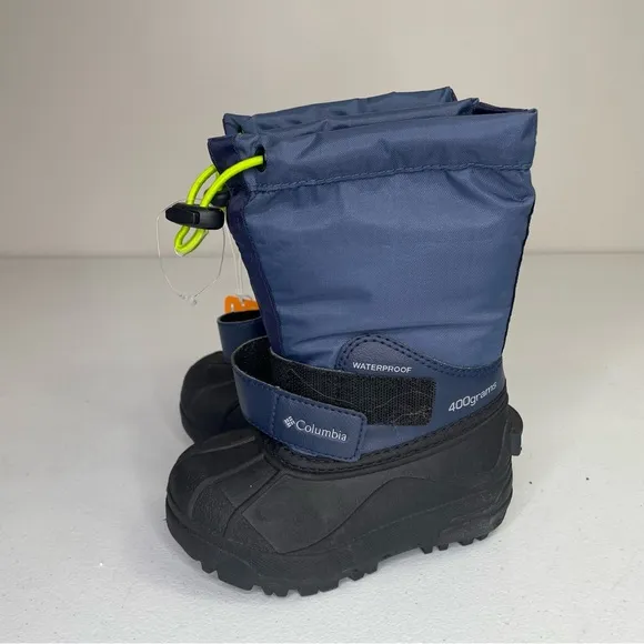Columbia Powderbug Winter Snow Boots Waterproof Toddler Boys size 8 NEW