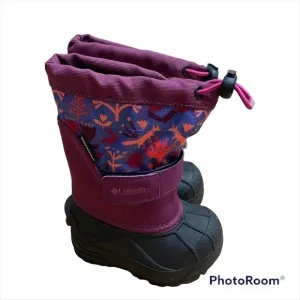 Columbia Snow Boots Waterproof Purple Sz 5 Girls Baby NEW