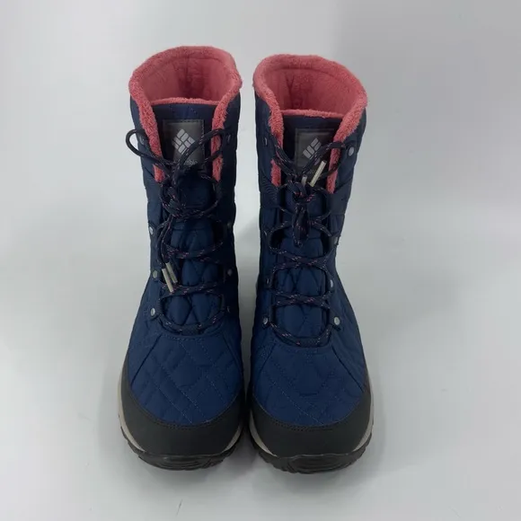 Columbia Women’s Clayton Cliffs WaterProof Techlite blue /Pink Size 9