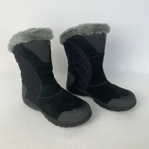Columbia Women's Ice Maiden Waterproof Snow Boots Black Size US 10