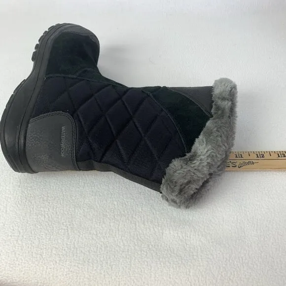Columbia Women's Ice Maiden Waterproof Snow Boots Black Size US 10