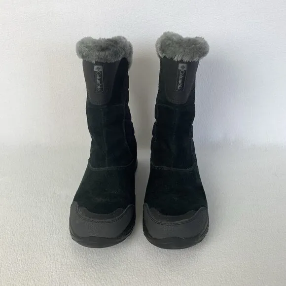 Columbia Women's Ice Maiden Waterproof Snow Boots Black Size US 10